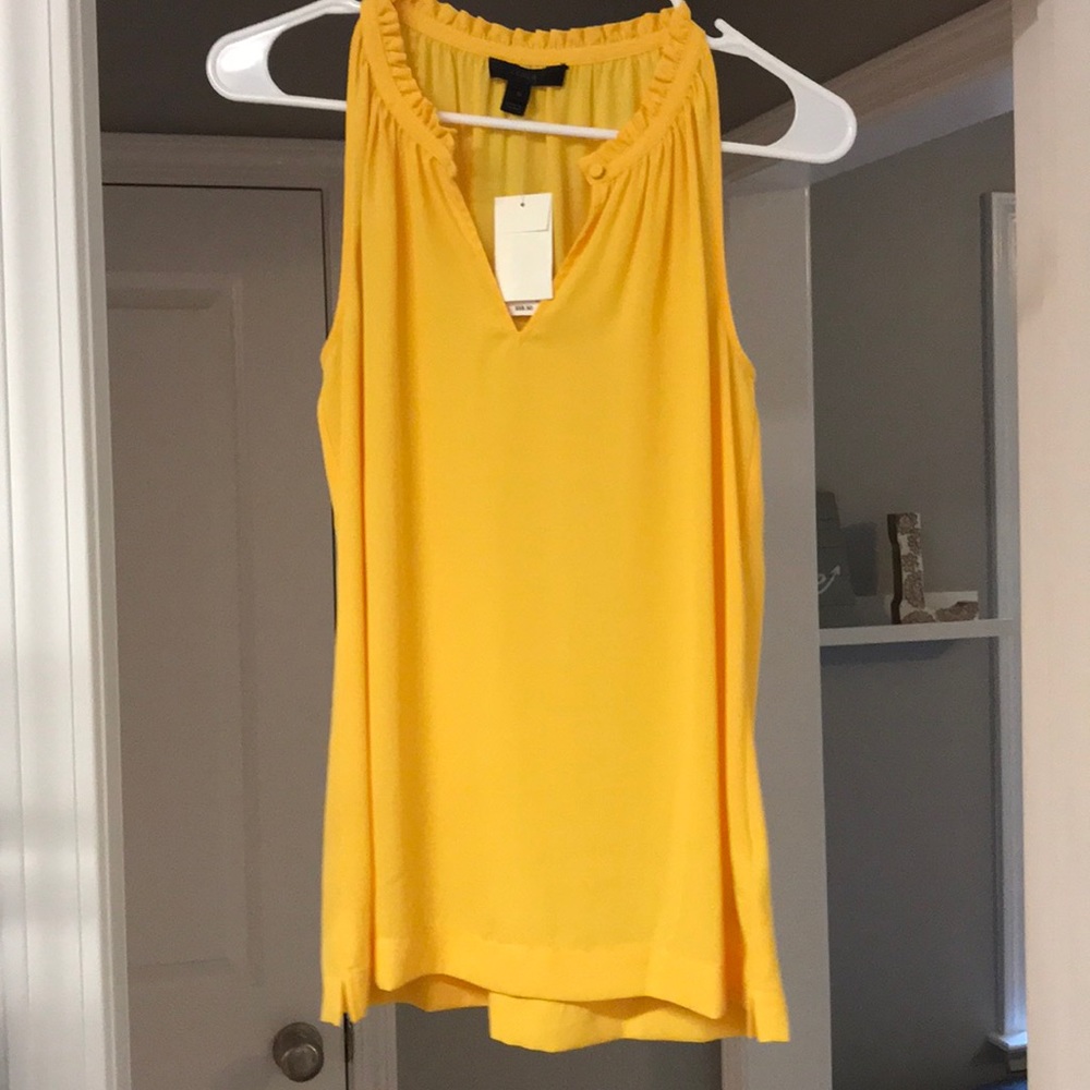 NWT JCrew Yellow Blouse